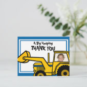 Bauspass/ Backhoe Postkarte (Stehend Vorderseite)