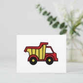 Bauspass/Entladewagen Postkarte (Stehend Vorderseite)