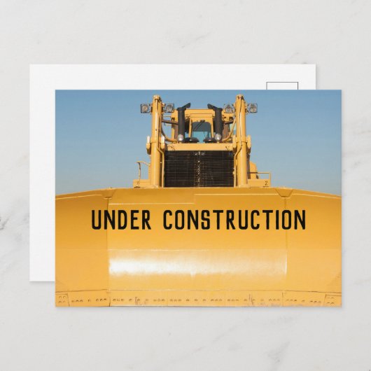 Bausperre Postkarte (Vorne/Hinten)