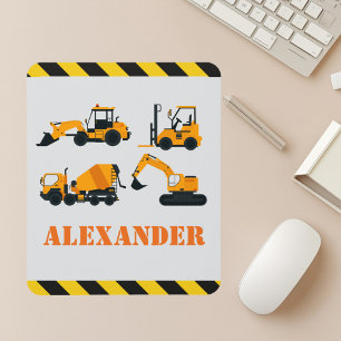 Baustanzer Personalisiert Kids Mouse Mat Mousepad