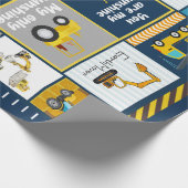 Baustein, Baugeschenke Geschenkpapier (Ecke)