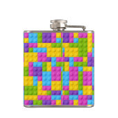 Bausteine aus Kunststoff Flachmann (Rückseite)