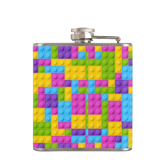 Bausteine aus Kunststoff Flachmann (Rückseite)