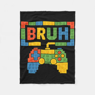 Bausteine Bruh Jungen Kinder Geburtstag Brick Buil Fleecedecke
