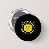 Bausteine Geburtstags-Bausteine Figur Button (Vorne & Hinten)