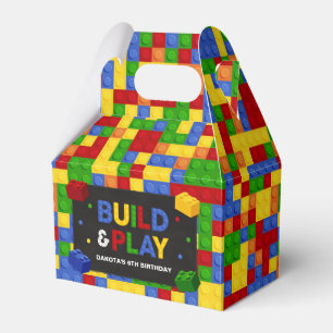 Bausteine Geburtstagsfeier Geschenkbox Geschenkschachtel