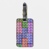 Bausteine - Pastel Gepäckanhänger (Rückseite vertikal)