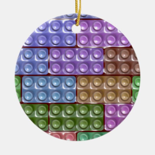 Bausteine - Pastel Keramikornament (Vorne)