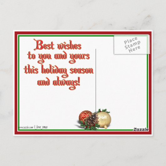 Bausteine Postkarte (Rückseite)