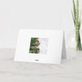 Bausteine, Tanne, cons polnische Weihnachtskarte Feiertagskarte (Rückseite)