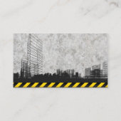 Baustelle | Architektur Visitenkarte (Rückseite)