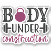 Baustelle Aufkleber (Vorderseite)