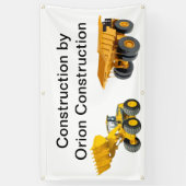 Baustelle Außenschilder Banner (Vertikal)