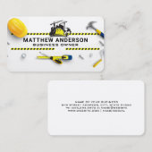 Baustelle | Blaumann Visitenkarte (Vorne/Hinten)