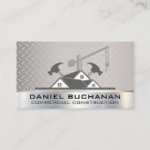 Baustelle | Blue Collar Arbeitstools Visitenkarte (Vorderseite)