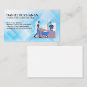 Baustelle | Blue Collar Workers Visitenkarte (Vorne/Hinten)