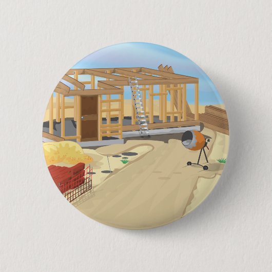 Baustelle Button (Vorderseite)