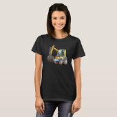 Baustelle des Baggermeisters T-Shirt (Vorne ganz)