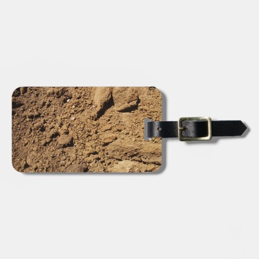 Baustelle Dirt Luggage Tags Gepäckanhänger (Vorderseite horizontal)
