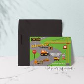 Baustelle Einladung zum Geburtstag