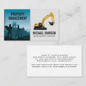 Baustelle | Fahrzeug Visitenkarte (Vorne/Hinten)