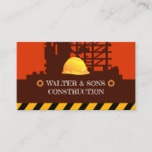 Baustelle | Hardhat Visitenkarte (Vorderseite)