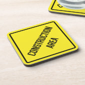 Baustelle Hartkunststoff-Untersetzer Getränkeuntersetzer (Linke Seite)