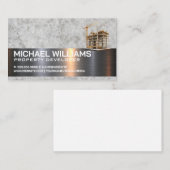 Baustelle | Immobilienentwickler Visitenkarte (Vorne/Hinten)