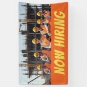 Baustelle JETZT MIETBanner - Anpassbar Banner (Vertikal)