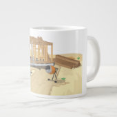 Baustelle Jumbo-Tasse (Vorderseite Rechts)