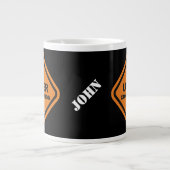 Baustelle Jumbo-Tasse (Vorderseite)