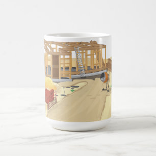 Baustelle Kaffeetasse