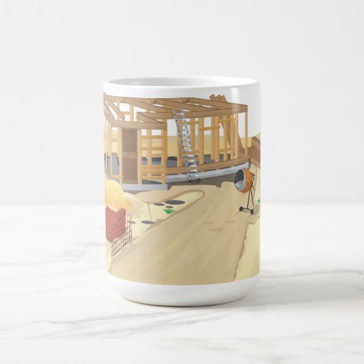 Baustelle Kaffeetasse (Mittel)