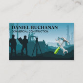 Baustelle Kommerziell | Builder Visitenkarte (Vorderseite)