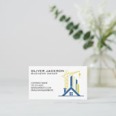 Baustelle | Kommerzielle Gebäude Visitenkarte (Stehend Vorderseite)