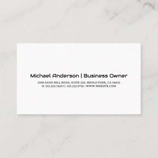 Baustelle | Krane | Bagger Visitenkarte (Rückseite)