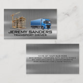 Baustelle | Lastkraftwagen Visitenkarte (Vorne/Hinten)