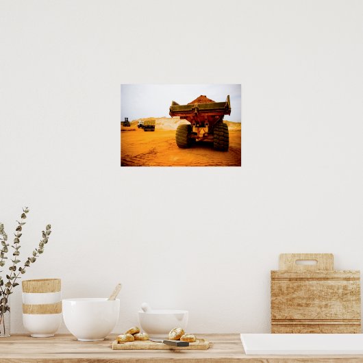 Baustelle, Luanda, Provinz Luanda Poster (Küche)