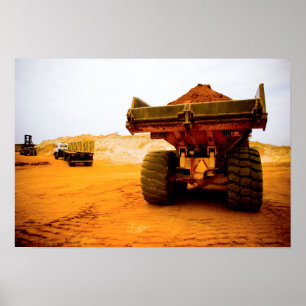 Baustelle, Luanda, Provinz Luanda Poster