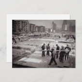 Baustelle Ostseite NYC Postkarte (Vorne/Hinten)
