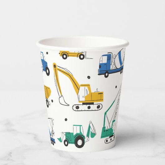 Baustelle Pappbecher (Rückseite)