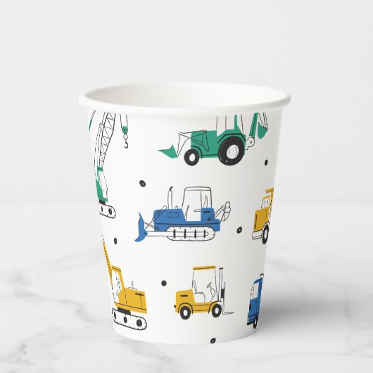 Baustelle Pappbecher (Vorderseite)