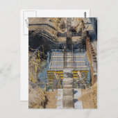 Baustelle Postkarte (Vorne/Hinten)