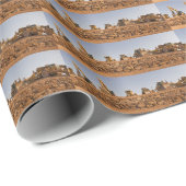 Baustelle-Traktoren Geschenkpapier (Rolleneckpunkt)