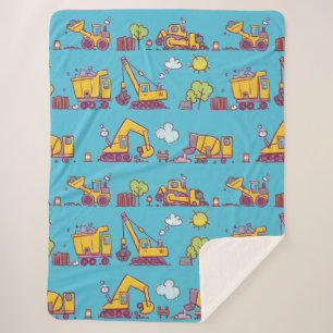 Baustelle und Fahrzeug für Kinder Sherpadecke