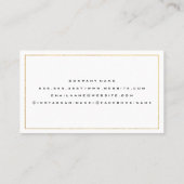 Baustelle | Worker Holding Wrench Visitenkarte (Rückseite)