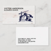 Baustellen | Arbeiter Visitenkarte (Vorne/Hinten)