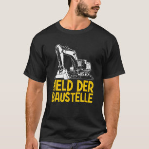 Baustellen des Baustellengrafiktreibers T-Shirt