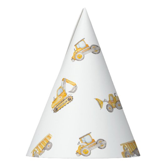 Baustellen Geburtstag Partyhütchen (Links)