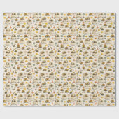Baustellen-Geburtstags-Geschenkpapier Geschenkpapier (Flach)
